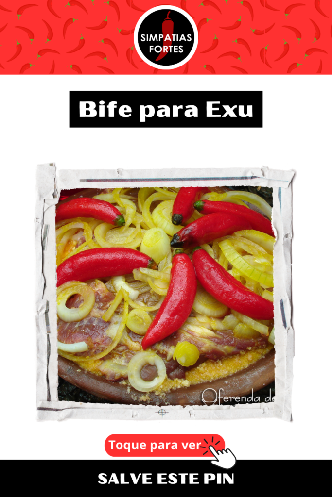 Ebo para Exu - Bife