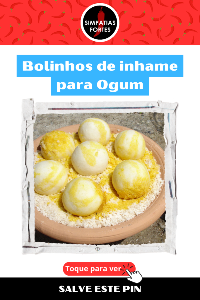 Ebo para Ogum - Bolinhos de inhame