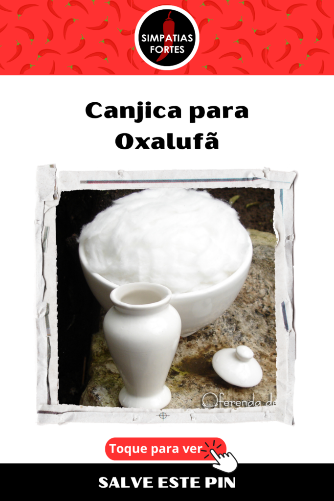 Ebo para Oxalufa Canjica