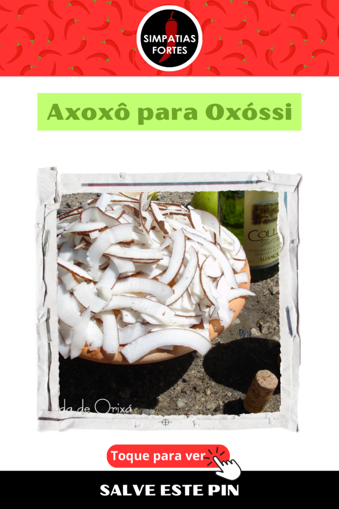 Ebo para Oxossi Axoxo