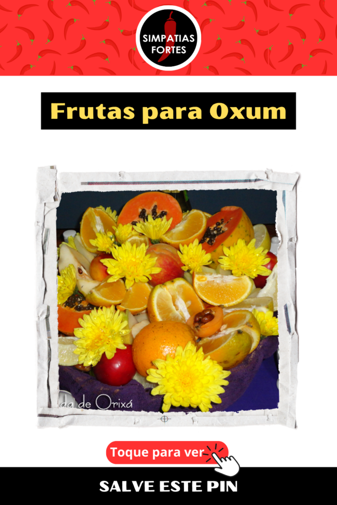 Ebo para Oxum Frutas