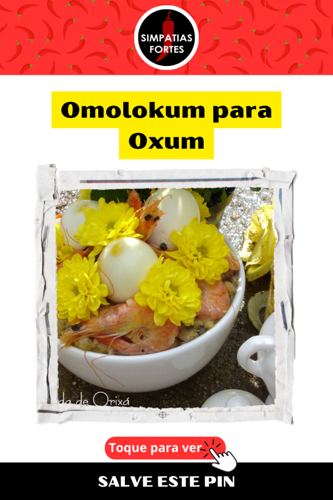 Ebo para Oxum Omolokum