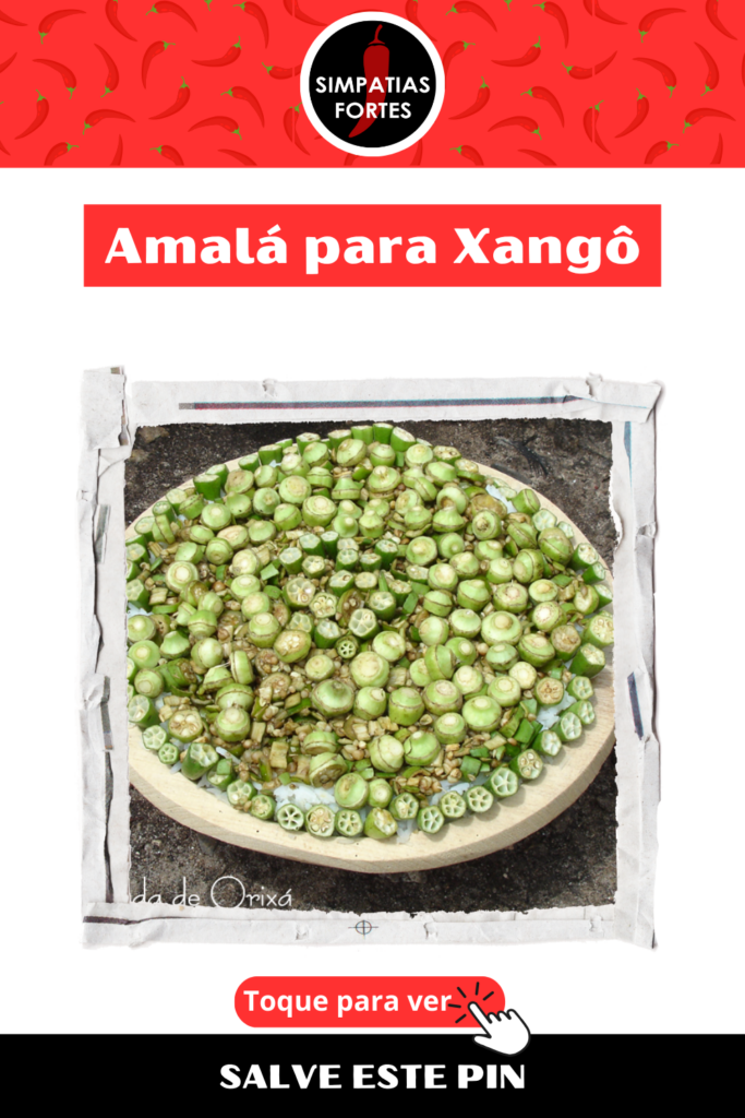 Ebo para Xango Amala