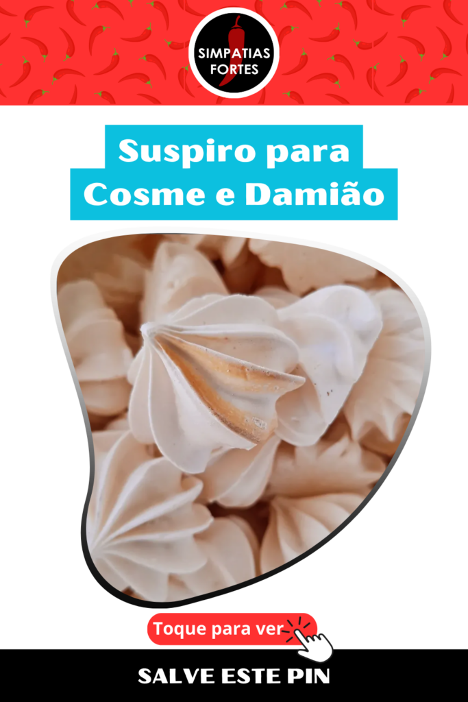 Receita de Suspiro para Cosme e Damiao